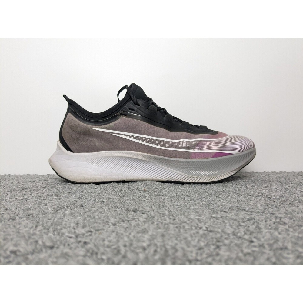 Nike Zoom Fly 3 Mens Size 12.5 Purple Athletic Running Shoes - Picture 1 of 10